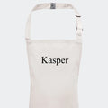 Hvidt forklæde Customizer 123Unik 1 linje 3-6år
