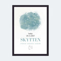 Stjernetegnsplakat - Skytten Customizer TeeInBlue