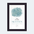 Stjernetegnsplakat - Skytten Customizer TeeInBlue 10x15 Sort 10x15