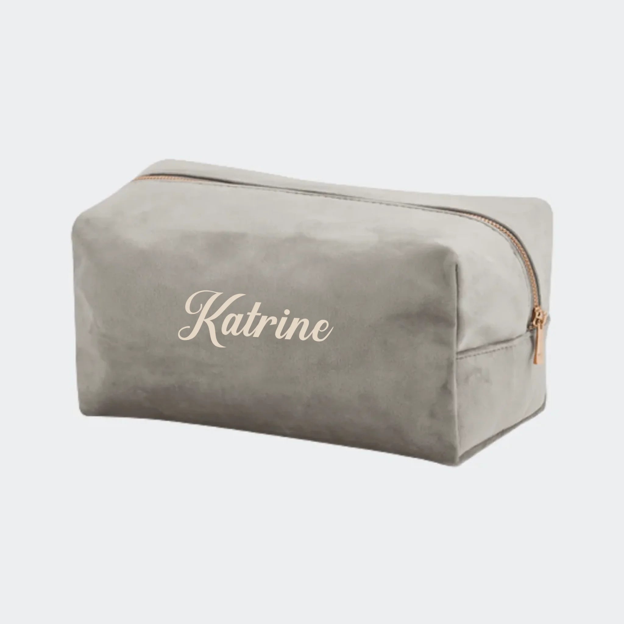 Stor velour makeuptaske - Moonstone Customizer 123Unik Stor velour makeuptaske - Moonstone