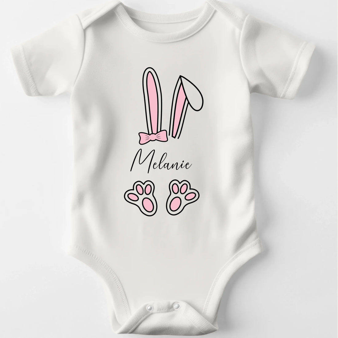 Body - Lyserød påskeharer Customizer TeeInBlue Body Natural 0-3M