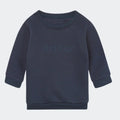 Sweatshirt til børn - Med broderet navn Customizer TeeInBlue Sweatshirt til børn - flere farver Navy 6-12M