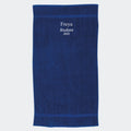 Håndklæde til studenten 2025 - flere farver Customizer TeeInBlue Håndklæde med flere linjer Royal blå 50x90