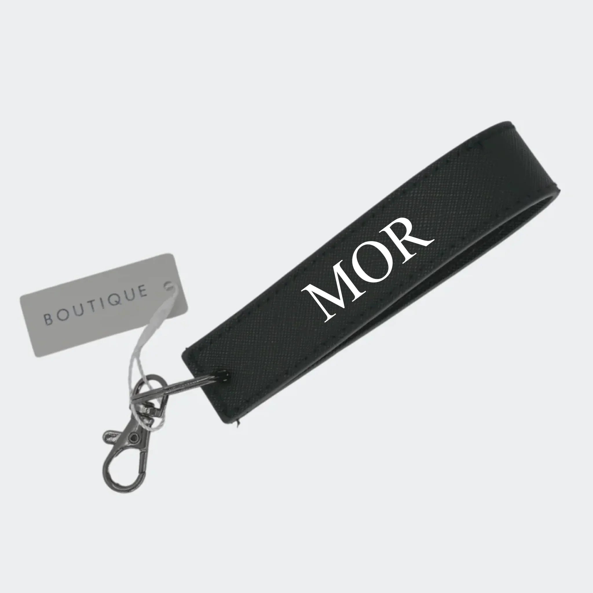 Sort nøglering – MOR, sort Egen tekst
