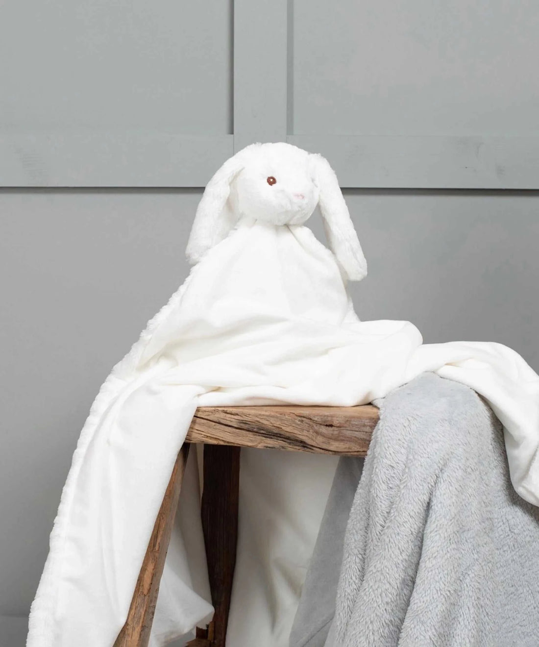 Hvidt kanintæppe med navn Customizer 123Unik 1 linje Hvid One size