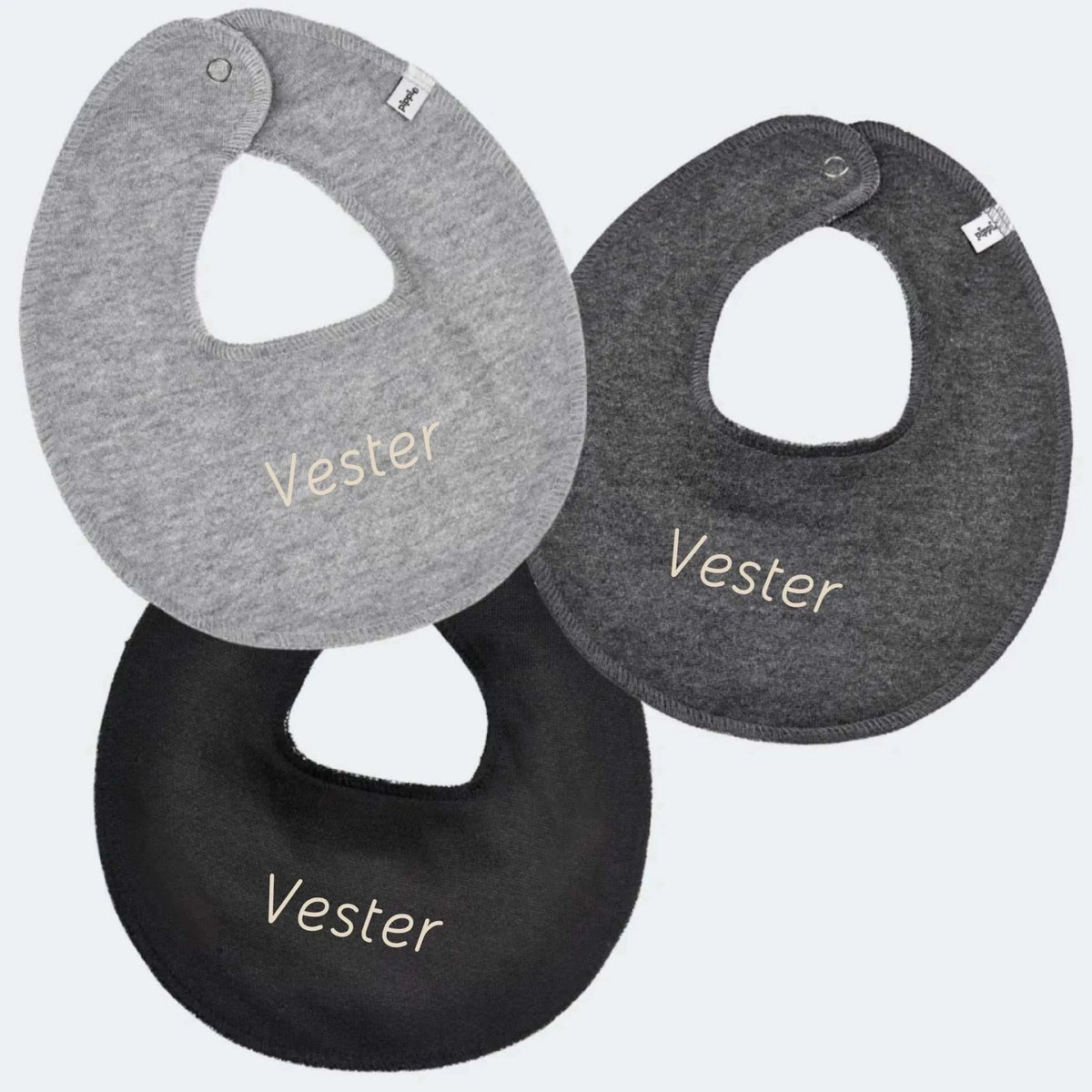 Hagesmække 3 stk – Grey melange, Dark grey melange og Black