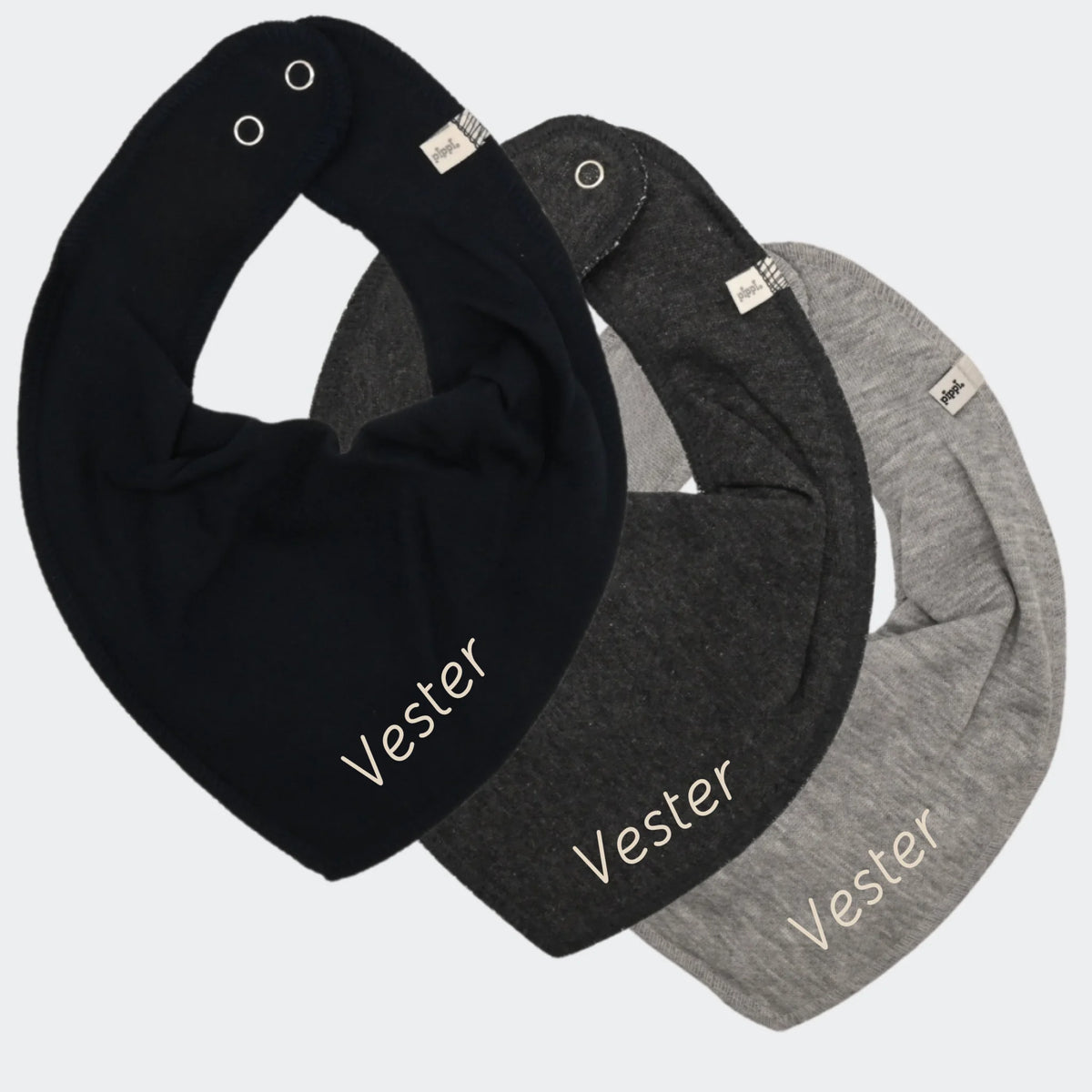 Savlesmæk 3 stk – Sort, Dark Grey Melange, Heather Grey Melange