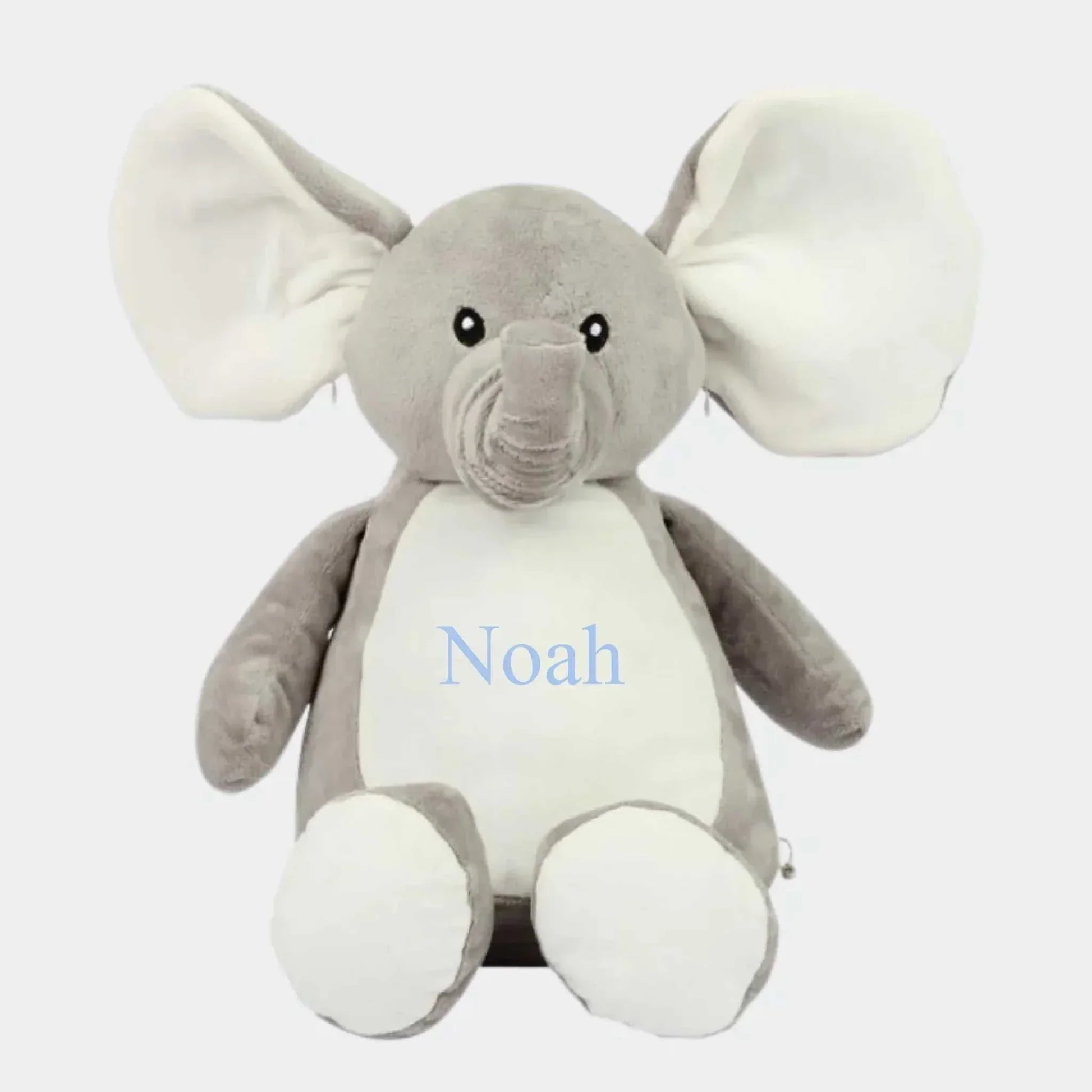 Personlig Elefantbamse med Broderi Customizer TeeInBlue Navn 54654654 42cm