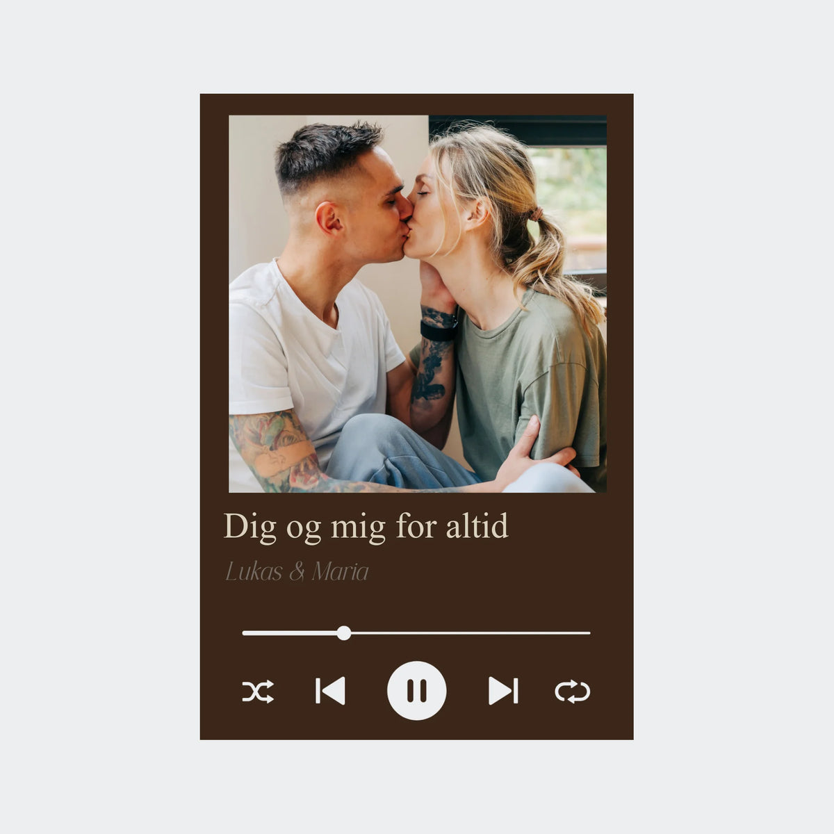 Plakat – Sang med eget billede og tekst, 10 × 15 uden ramme
