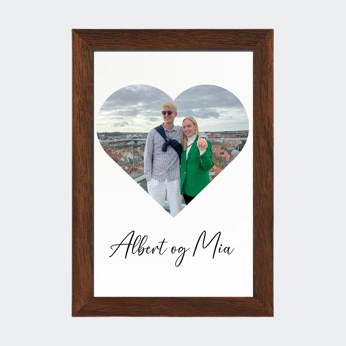 Plakat - Indsæt billede - Hjerte Customizer TeeInBlue 10x15 Uden ramme 10x15