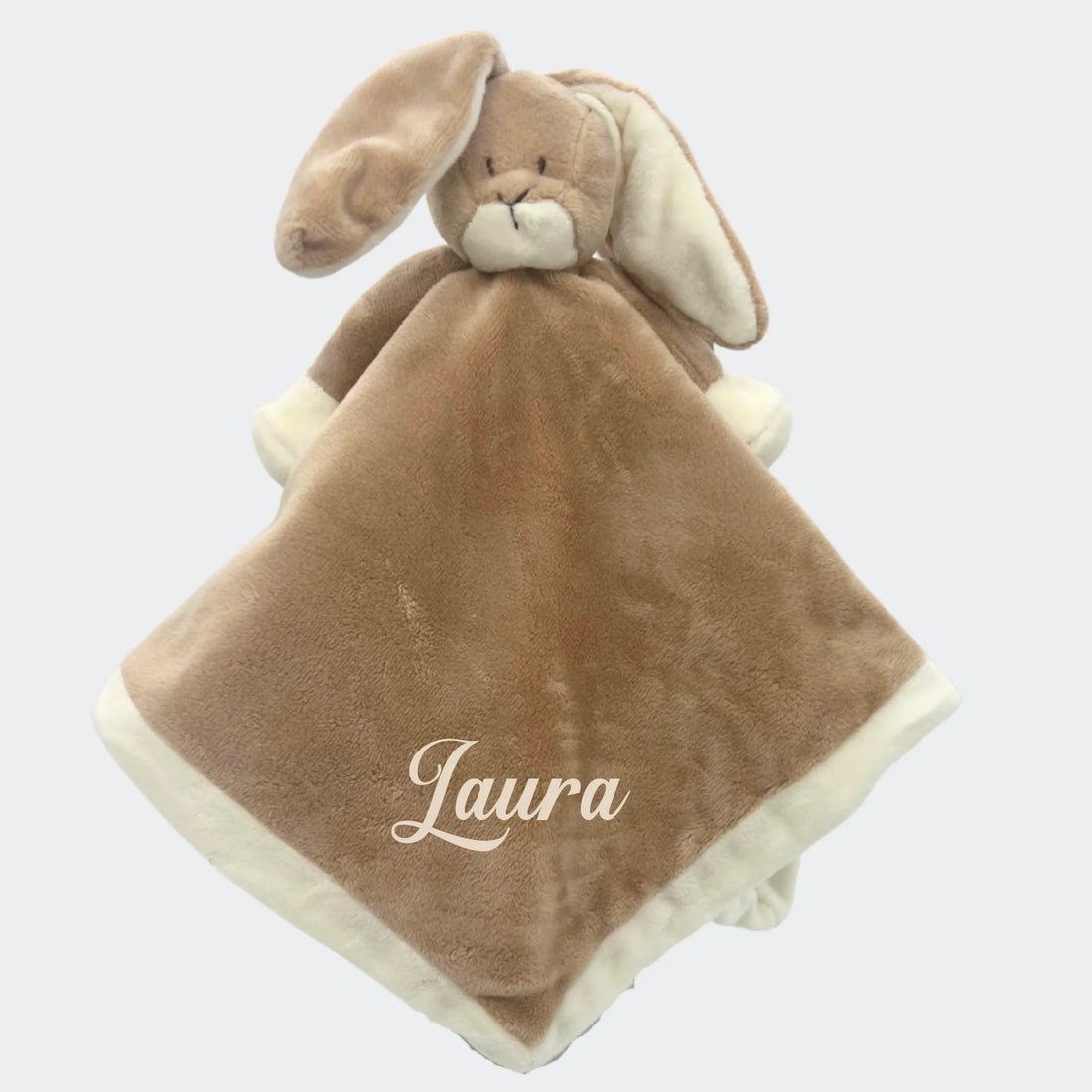 Brun kanin nusseklud med navn Customizer scanstyle Brun kanin nusseklud brun 35 x 35 cm