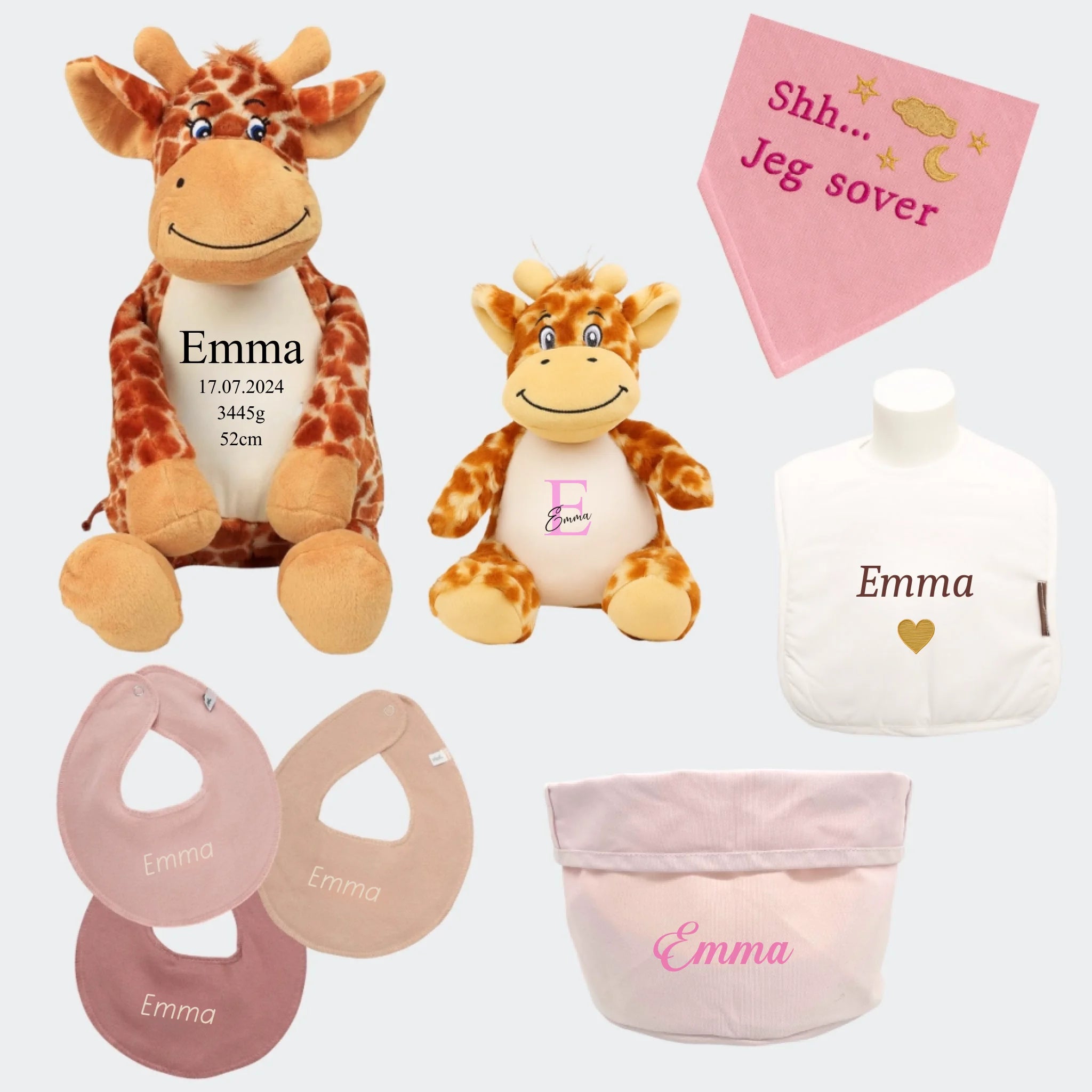 Gavekurv Giraf - Pige Customizer TeeInBlue Gavekurv Pige Pige M