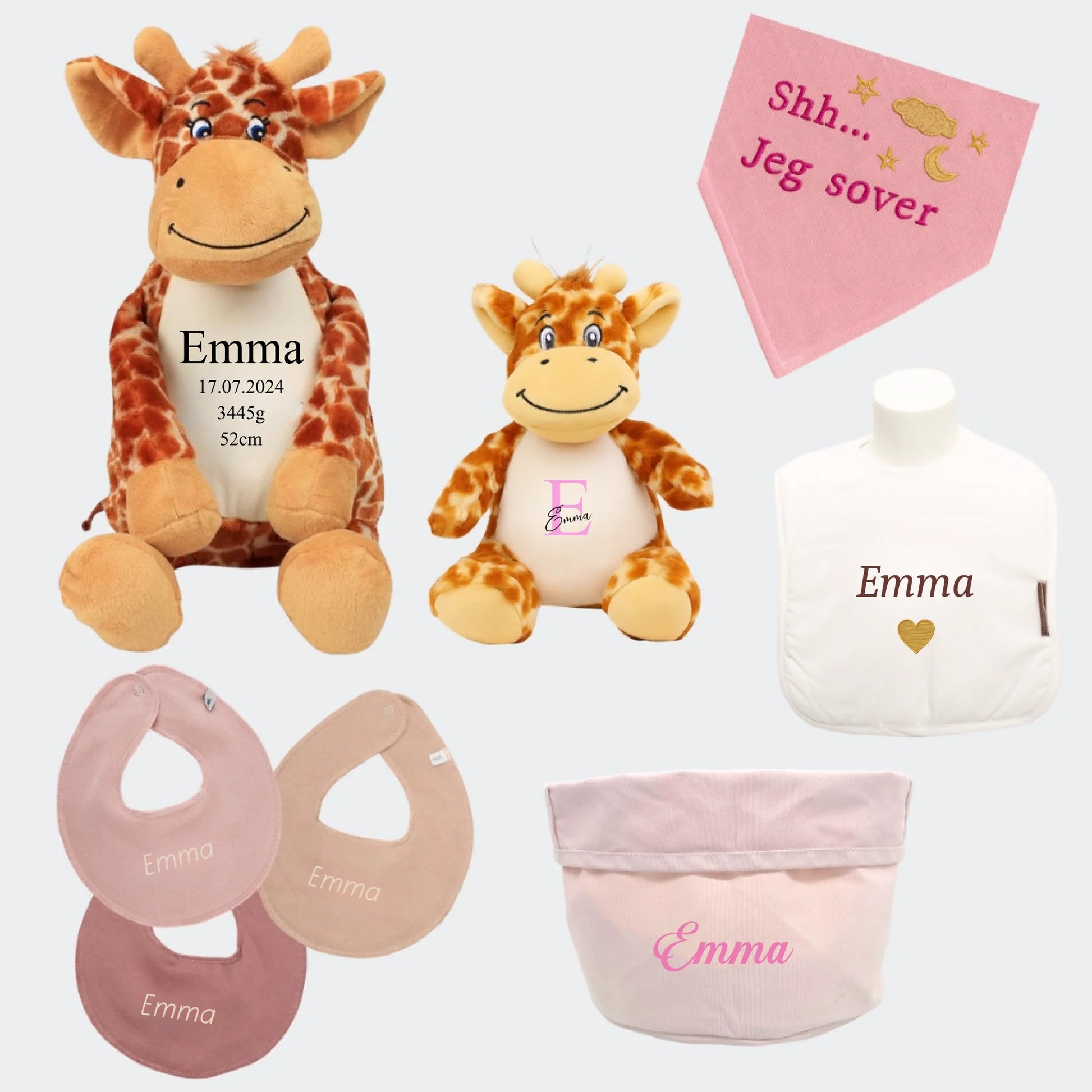 Gavekurv Giraf - Pige Customizer TeeInBlue Gavekurv Pige Pige M