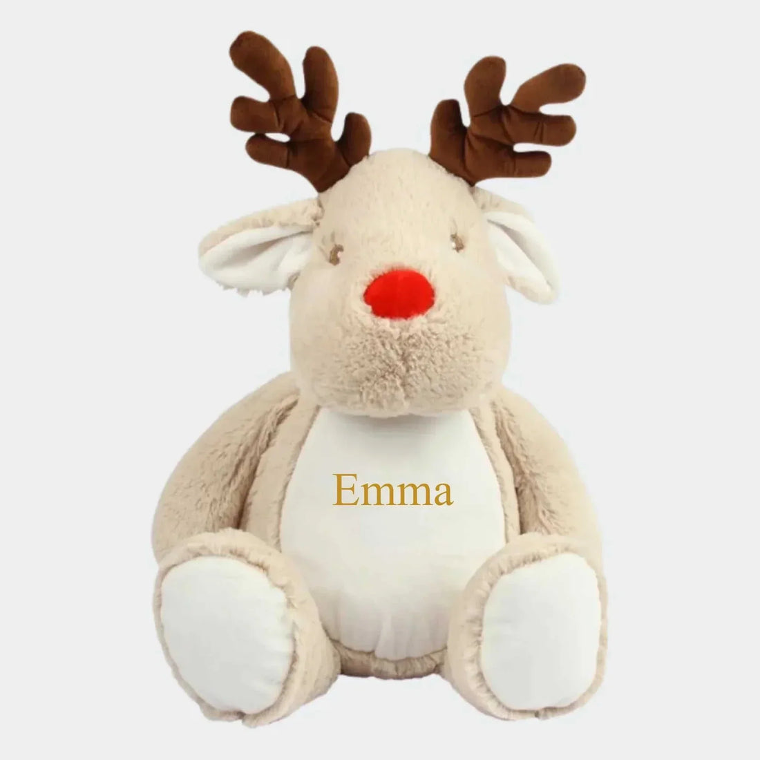 Rensdyr bamse med navn og tekst Customizer TeeInBlue