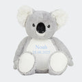 Koala bamse med navn Customizer TeeInBlue Navn+Dato 544 42cm