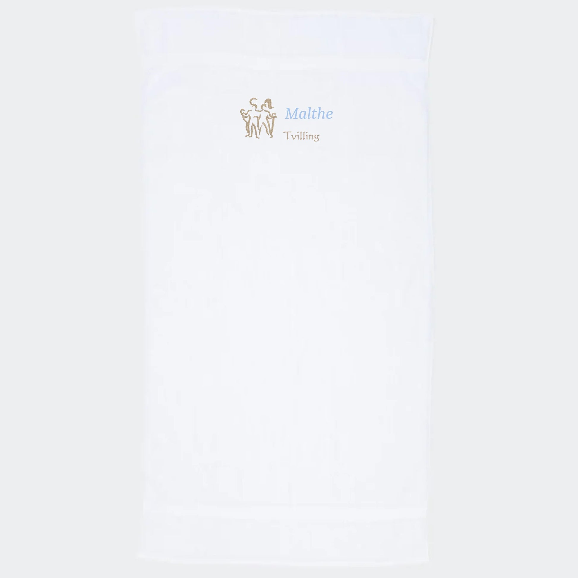 Håndklæde med stjernetegn og navn - Tvilling Customizer TeeInBlue Håndklæde med flere linjer Hvid 50x90