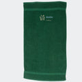 Håndklæde med stjernetegn og navn - Tvilling Customizer TeeInBlue Håndklæde med flere linjer Mørkgrøn 50x90