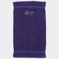 Håndklæde med stjernetegn og navn - Tvilling Customizer TeeInBlue Håndklæde med flere linjer Lilla 50x90