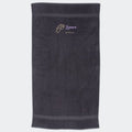 Håndklæde med stjernetegn og navn - Jomfruen Customizer TeeInBlue Håndklæde med flere linjer Mørkegrå 50x90