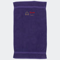Håndklæde med stjernetegn og navn - Vægten Customizer TeeInBlue Håndklæde med flere linjer Lilla 50x90