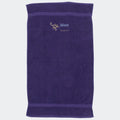 Håndklæde med stjernetegn og navn - Skorpionen Customizer TeeInBlue Håndklæde med flere linjer Lilla 50x90
