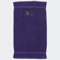 Håndklæde med stjernetegn og navn - Vandmanden Customizer TeeInBlue Håndklæde med flere linjer Lilla 50x90