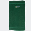Håndklæde med stjernetegn og navn - Fisken Customizer TeeInBlue Håndklæde med flere linjer Mørkgrøn 50x90
