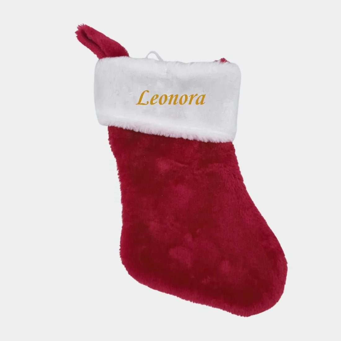 Julesok med navn- Lille plys klassisk Customizer TeeInBlue