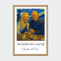 Plakat Ai genereret Vangogh Painting - Upload eget billede Customizer TeeInBlue A4 Massiv eg A4