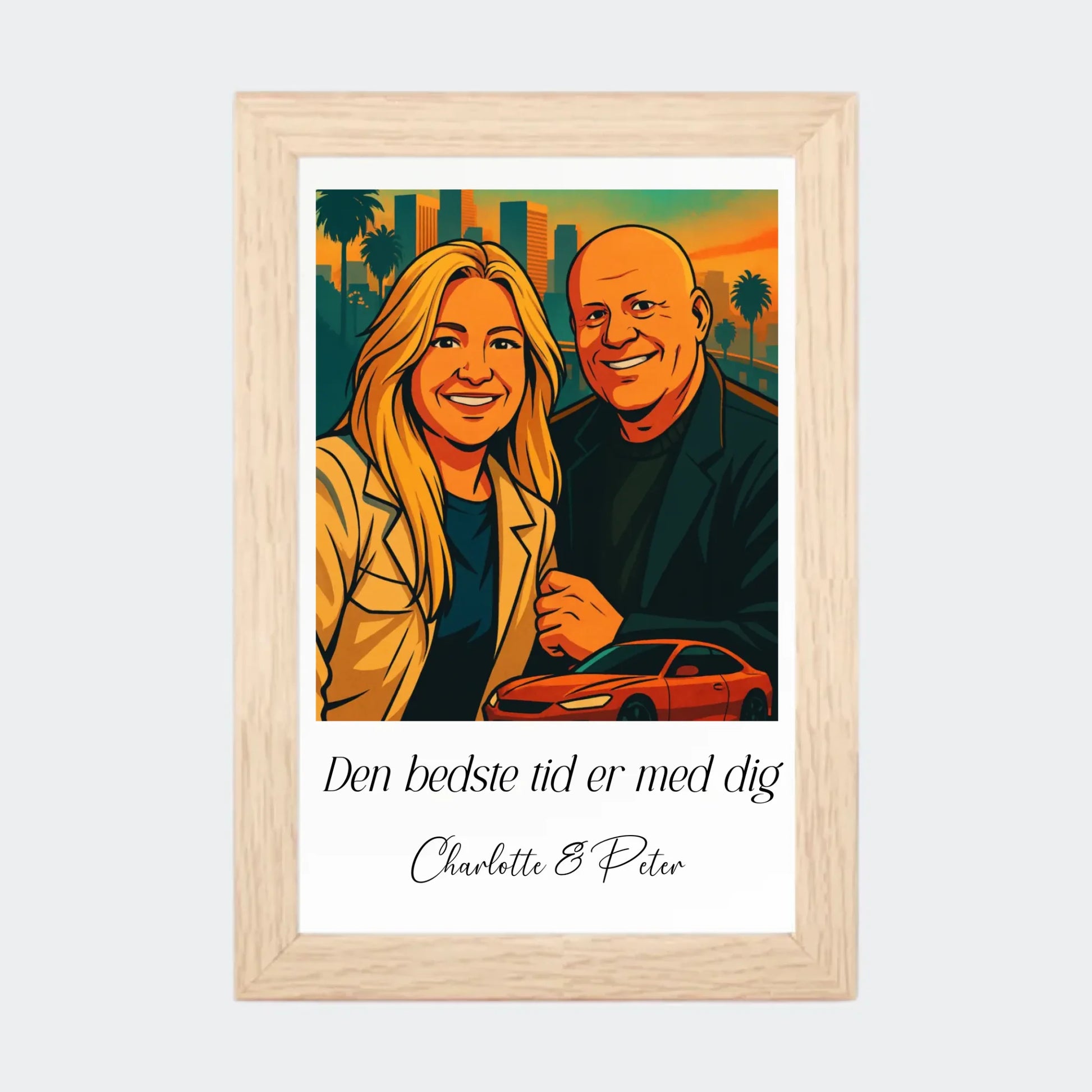 Plakat Ai genereret GTA - Upload eget billede Customizer TeeInBlue 10x15 Natur 10x15