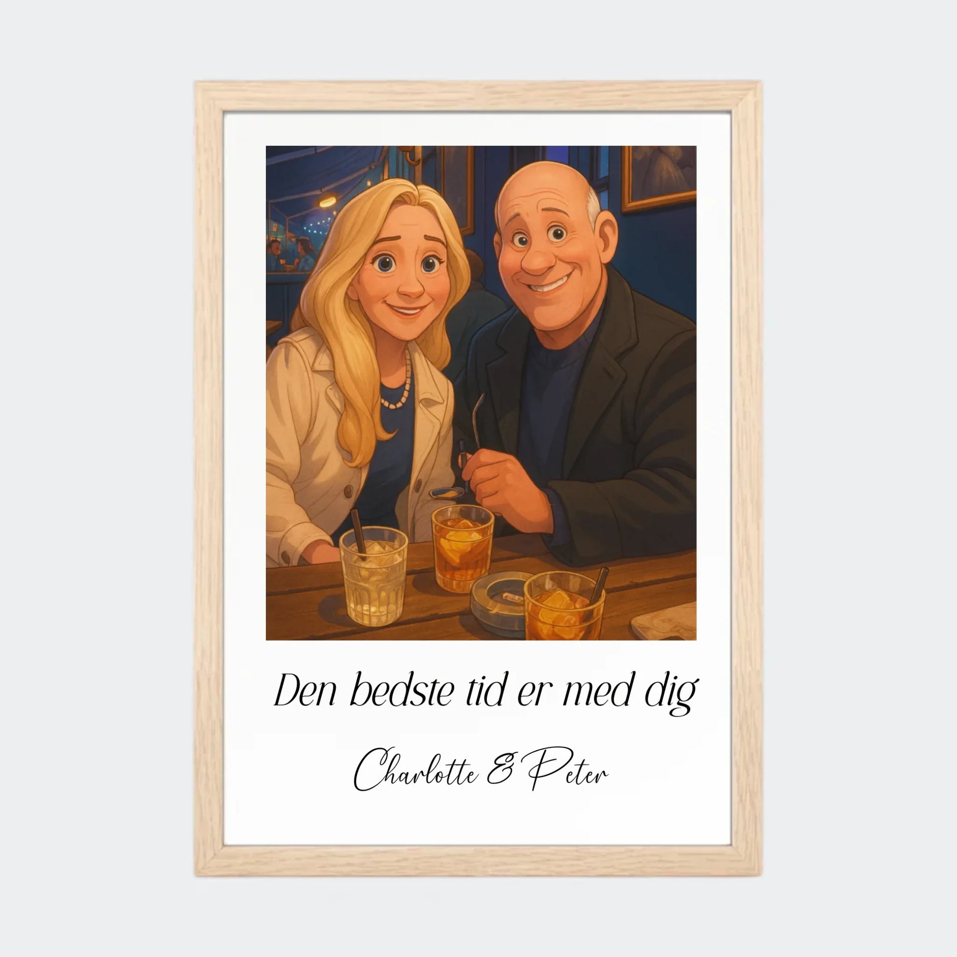 Plakat Ai genereret Disney - Upload eget billede Customizer TeeInBlue A4 Natur eg A4