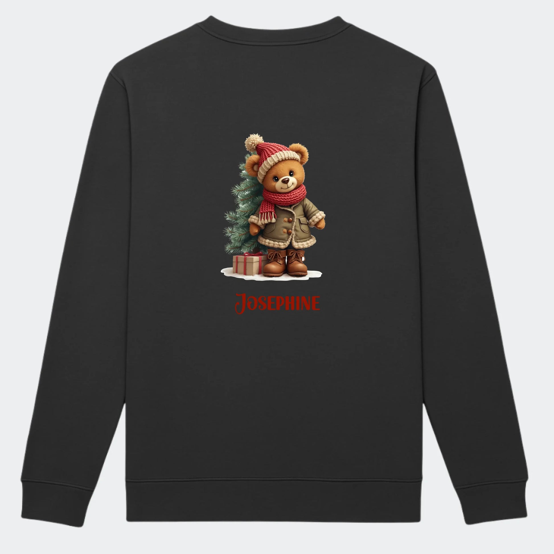 Sweatshirt junior - Bamsebjørn jul Customizer TeeInBlue