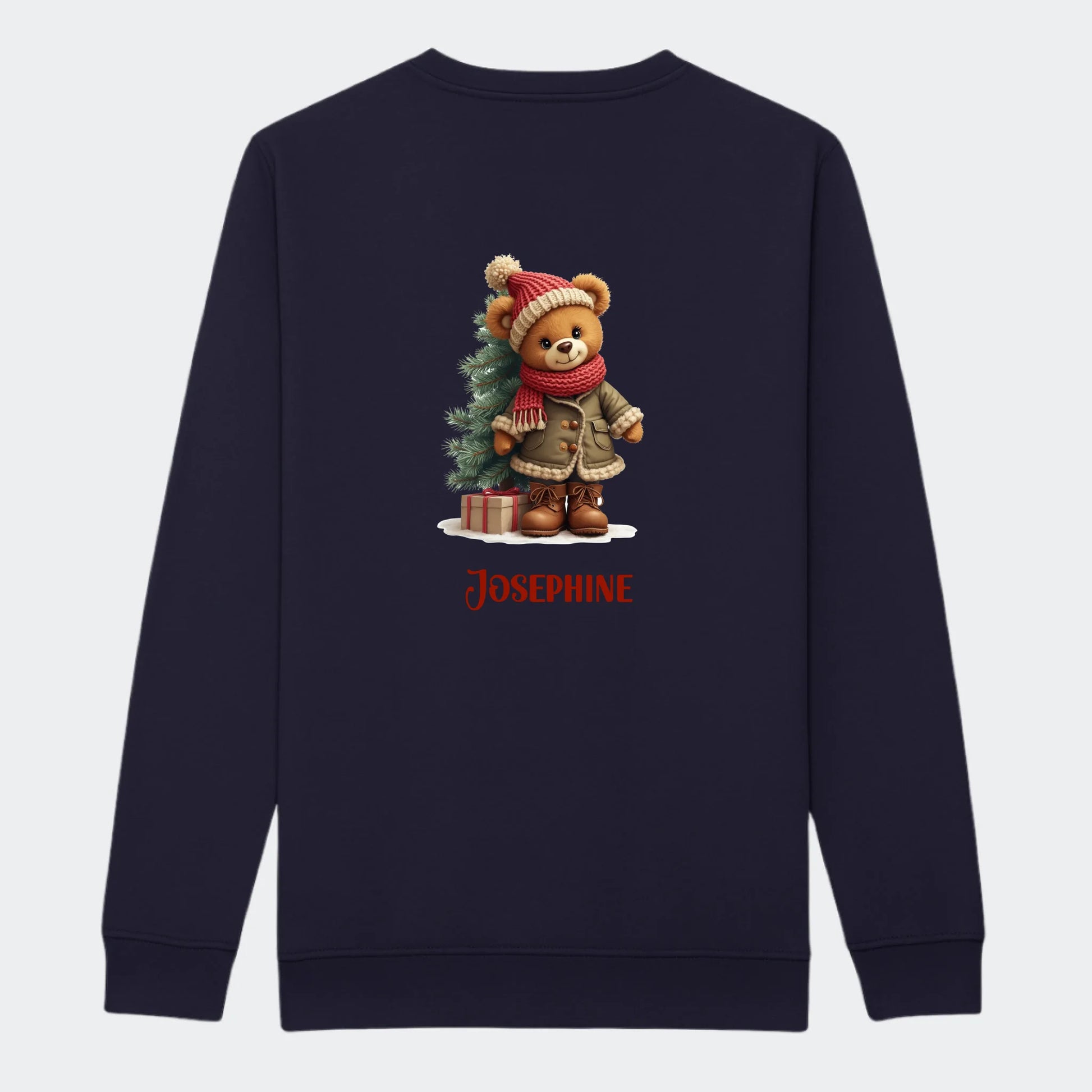 Sweatshirt junior - Bamsebjørn jul Customizer TeeInBlue