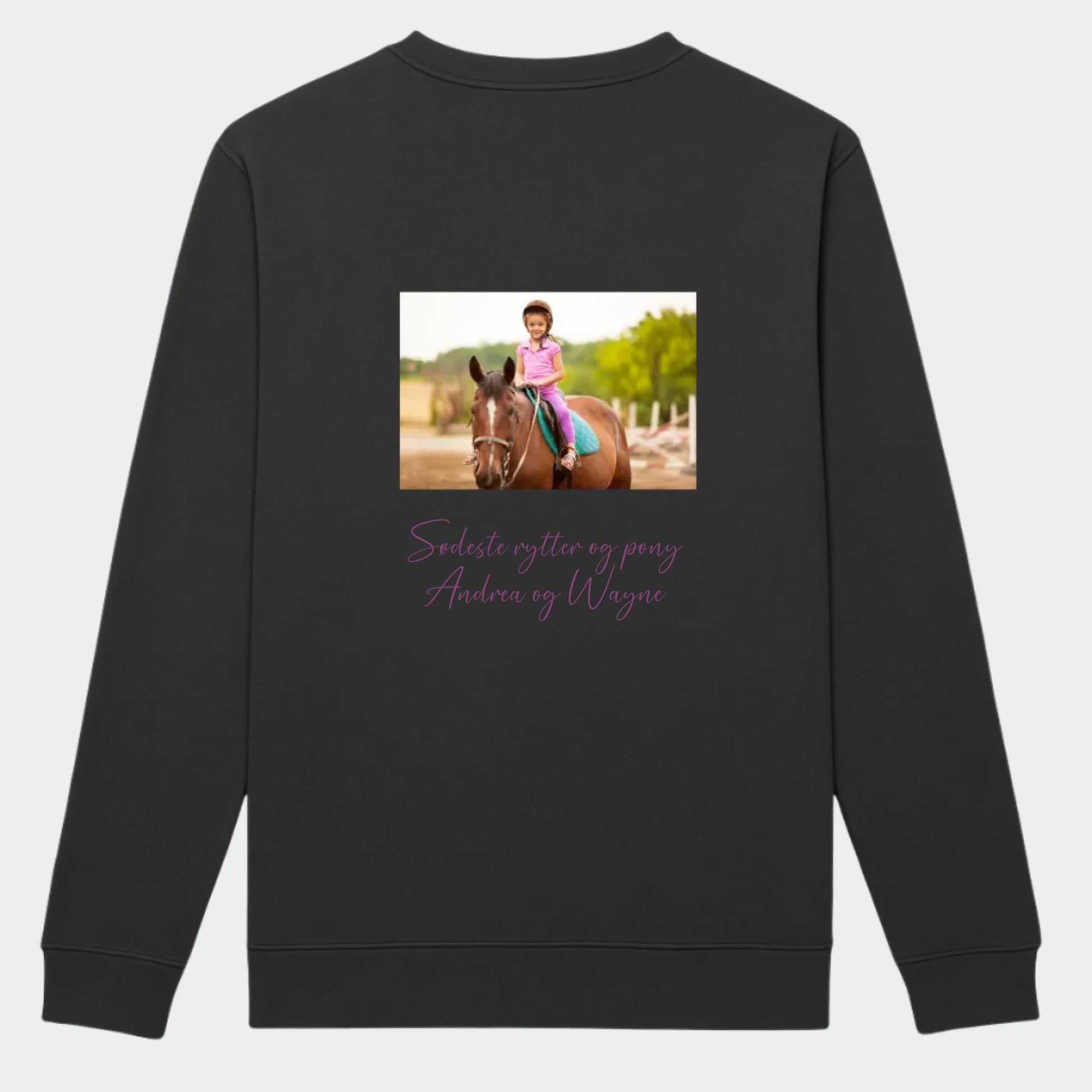 Sweatshirt til Junior - Upload eget billede Customizer TeeInBlue