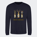 Sweatshirt til voksne - Reinbeer Customizer TeeInBlue Print på front French Navy Small