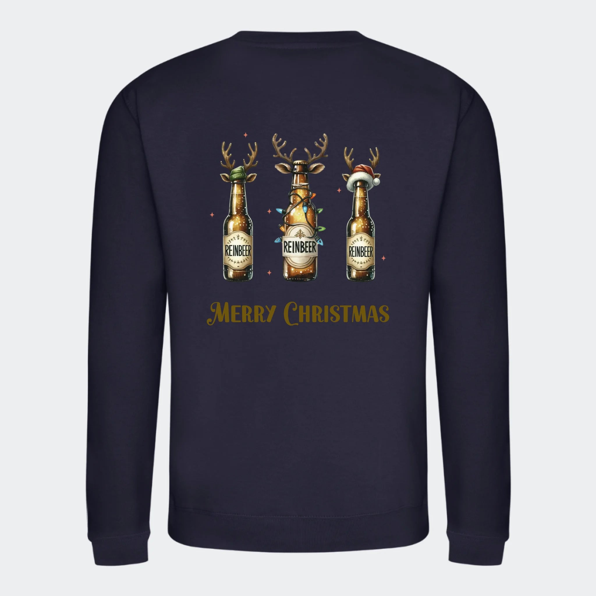 Sweatshirt til voksne – Reinbeer, mørkeblå, set bagfra
