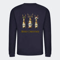 Sweatshirt til voksne - Reinbeer Customizer TeeInBlue Print på ryggen French Navy Small