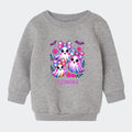 Sweatshirt til små børn - Søde spøgelser og flagermus Customizer TeeInBlue Sweatshirt til børn - flere farver Grå 6-12M