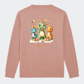 Sweatshirts til junior - Dino med fødselsdagshatte Customizer TeeInBlue