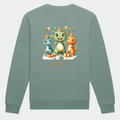 Sweatshirts til junior - Dino med fødselsdagshatte Customizer TeeInBlue