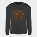 Sweatshirt til voksne - Græskar af blade Customizer TeeInBlue Print på front Storm Grey Small