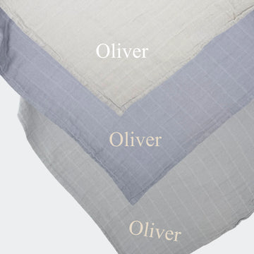 Stofbleer med navn 3 pack - Tradewinds Customizer TeeInBlue Stofbleer 3 pack - Tradewinds Tradewinds 65x65cm