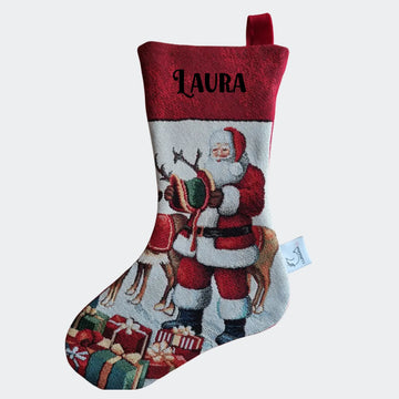 Julesok - Julemand m. gaver Customizer TeeInBlue Julesok - Julemand m. gaver 56778 3456