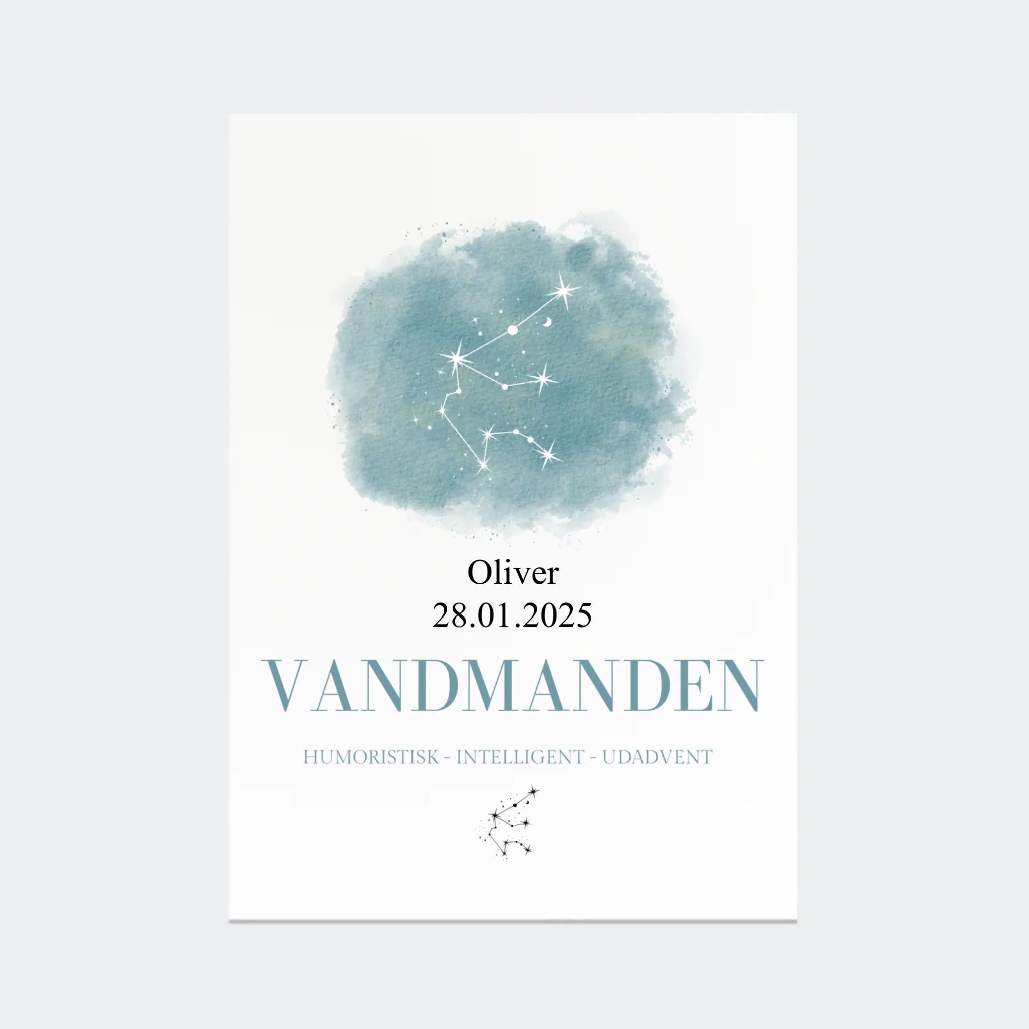 Stjernetegnsplakat – Vandmanden, A2 uden ramme