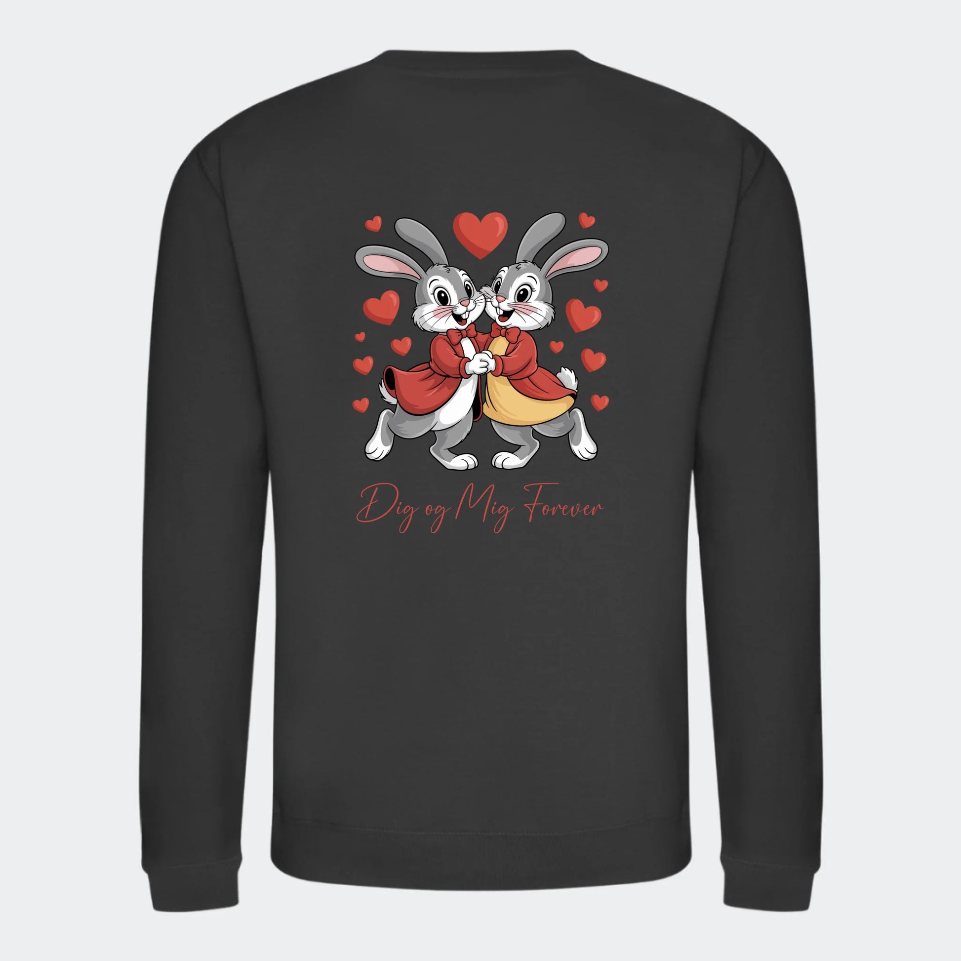 Personlig Sweatshirt til Valentinsdag - Din Kærlighedserklæring Unik Min Egen Verden.dk