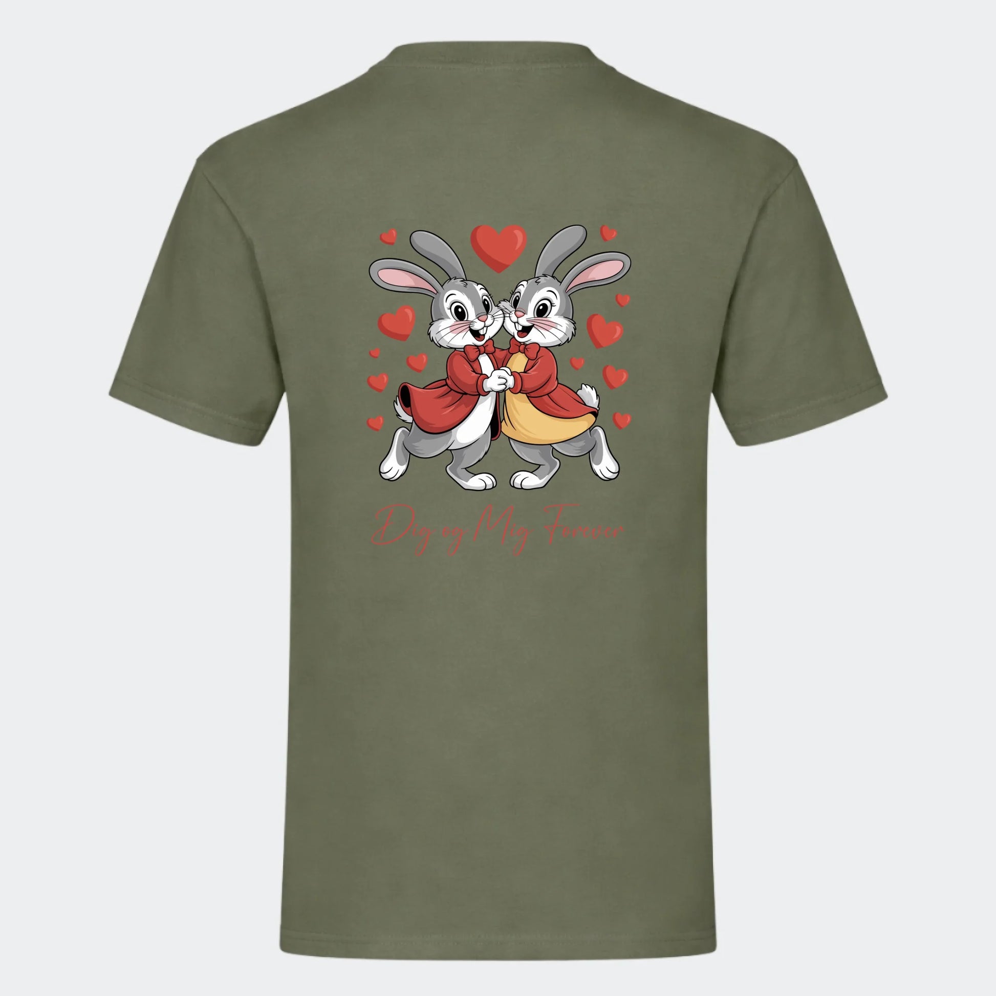 Vælg dit valentines T-shirt motiv Customizer TeeInBlue