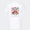 Vælg dit valentines T-shirt motiv Customizer TeeInBlue