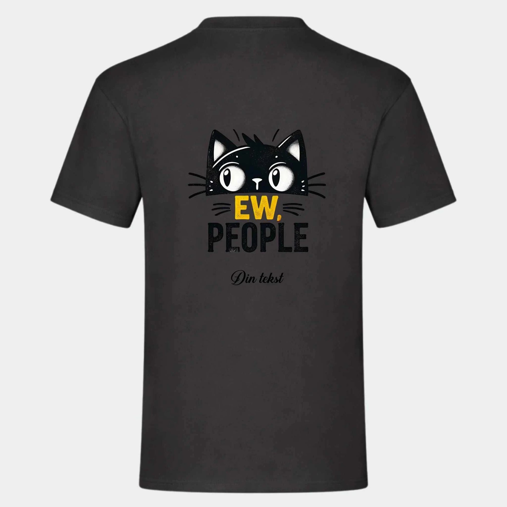 T-shirt med sjove katte Customizer TeeInBlue