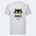 T-shirt med sjove katte Customizer TeeInBlue