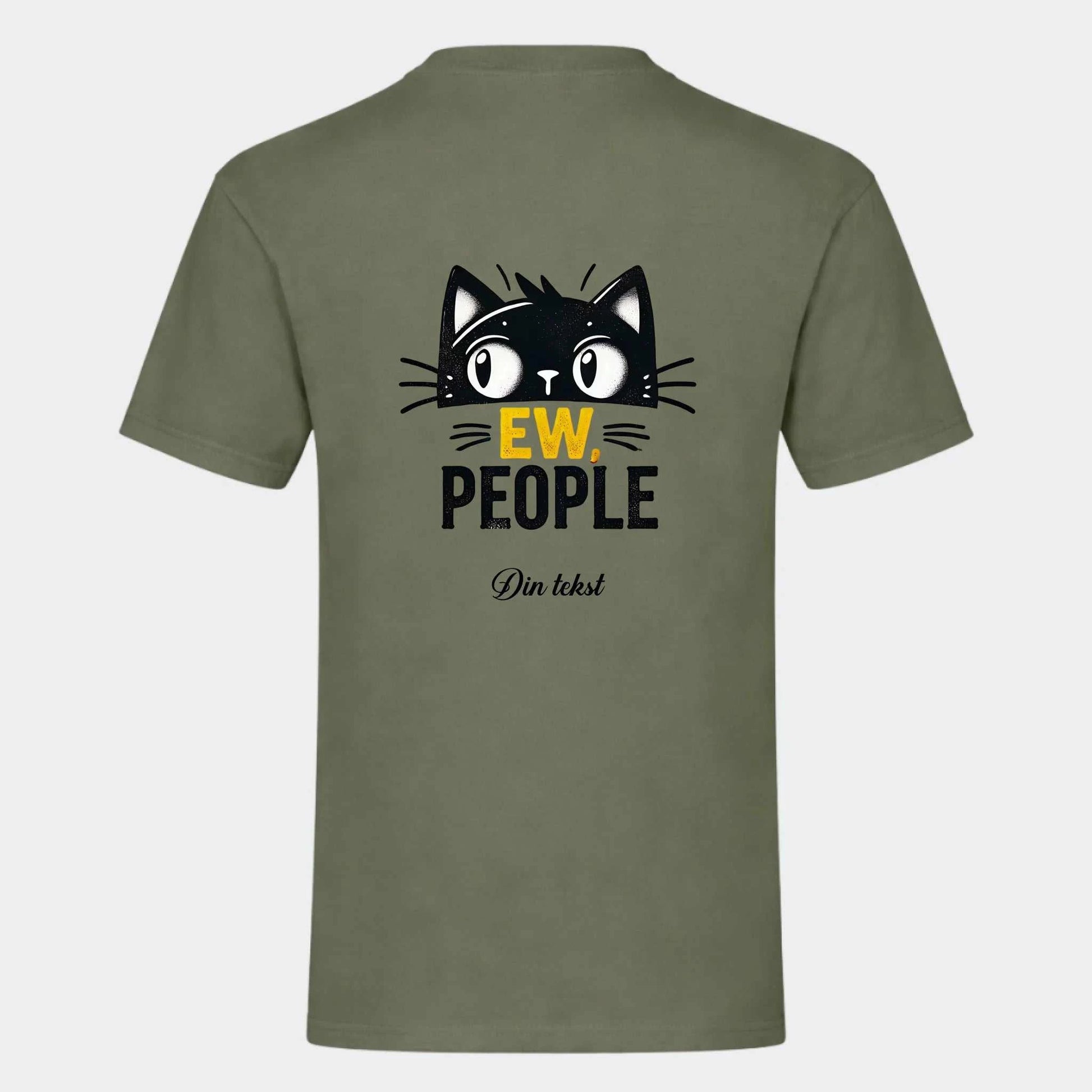 T-shirt med sjove katte Customizer TeeInBlue